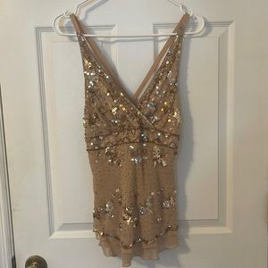 BEBE Embellished Top